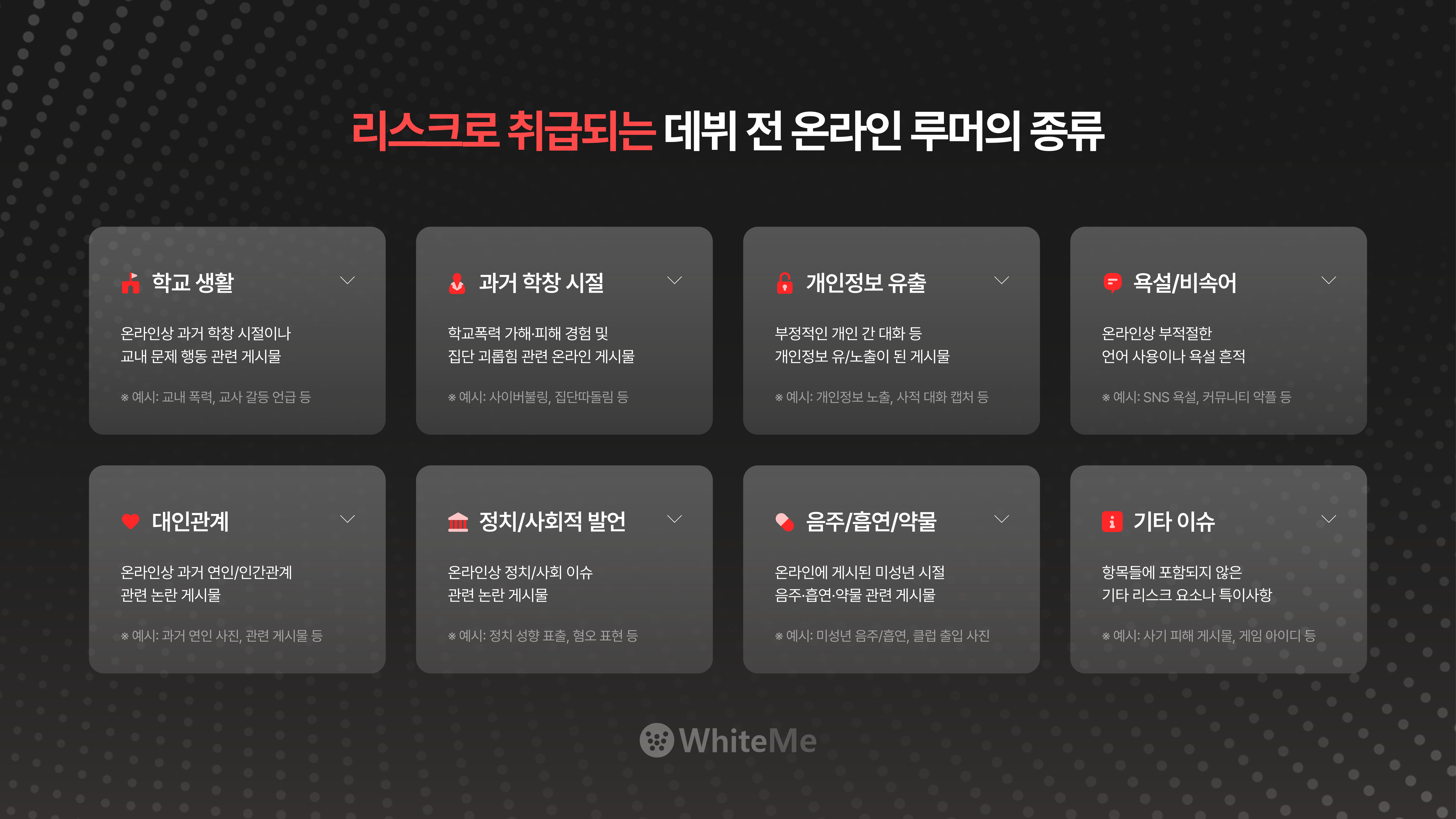 연습생 논란 폭로 종류 및 유형