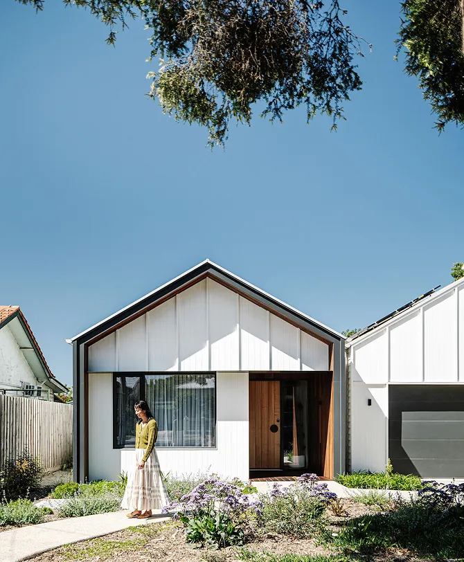 Triangle roof homes