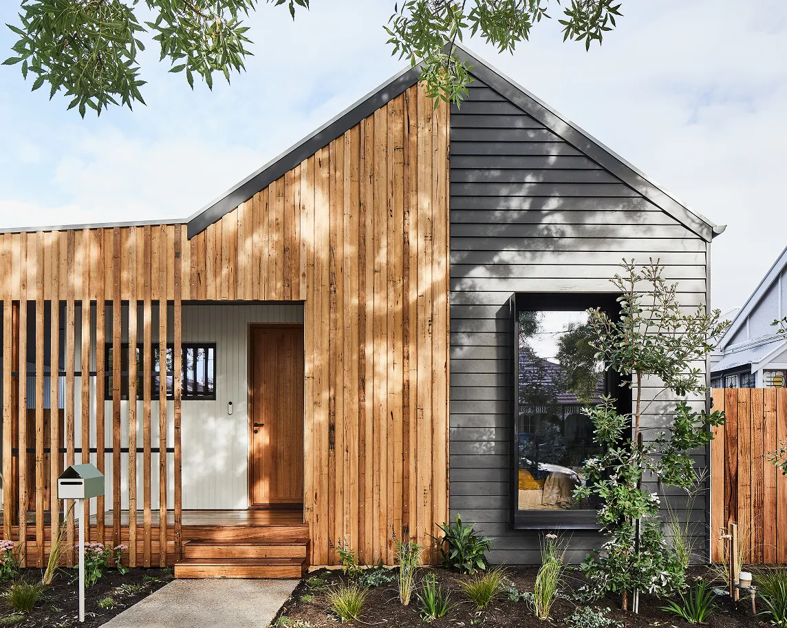 Modern style wood home