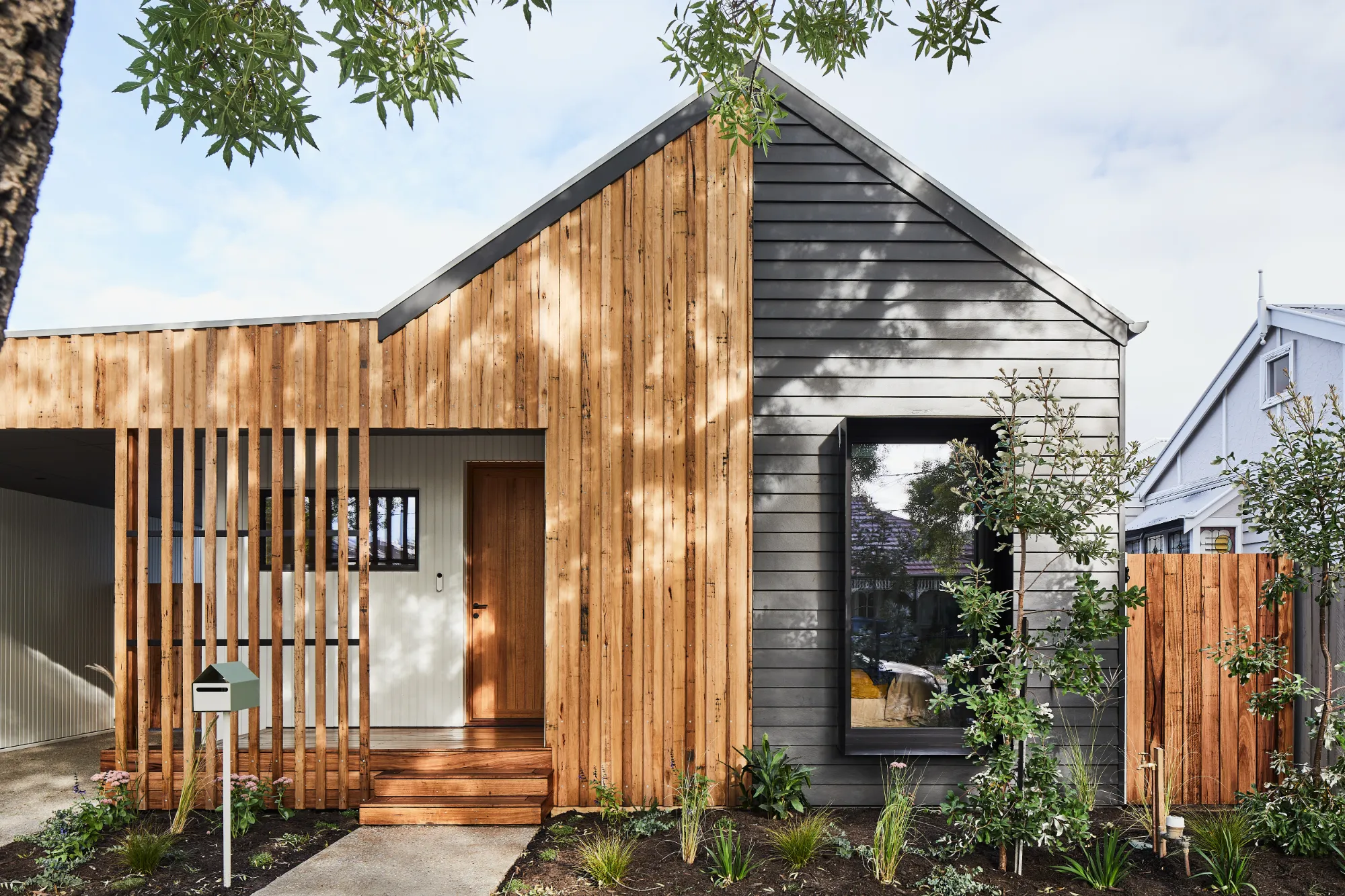 Modern style wood home