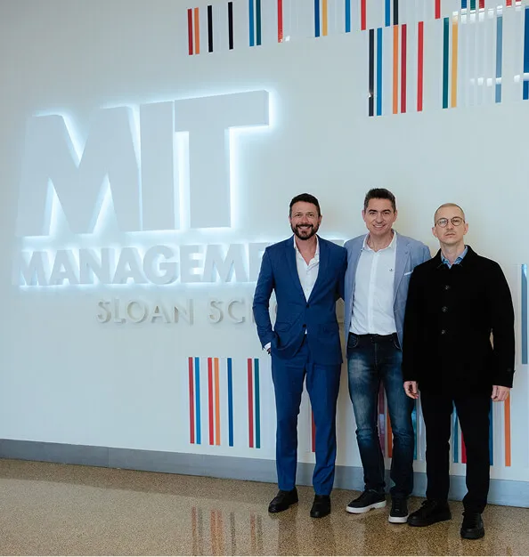 Sócios fundadores da MLaw no MIT Sloan School of Management