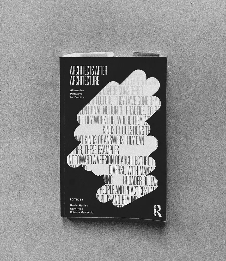 Black and white photo of the book cover: Alternative Pathways to Practice