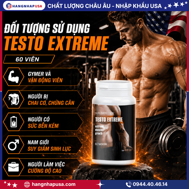 Đối tượng nên sử dụng TESTO EXTREME