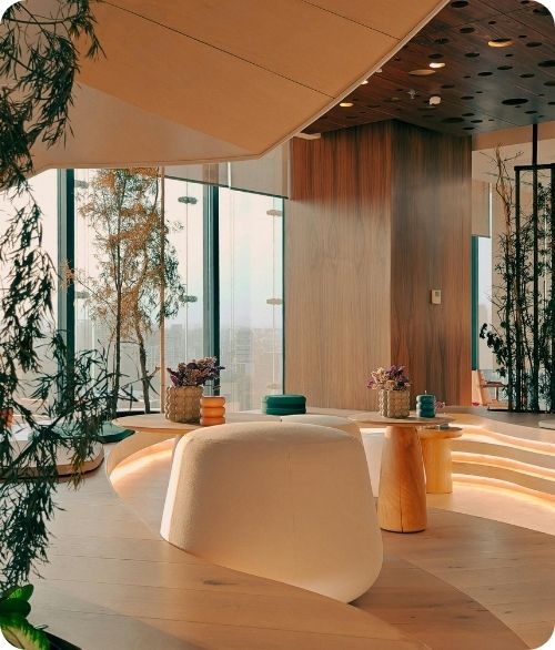 Image of inside a high end office to represent lease renewal