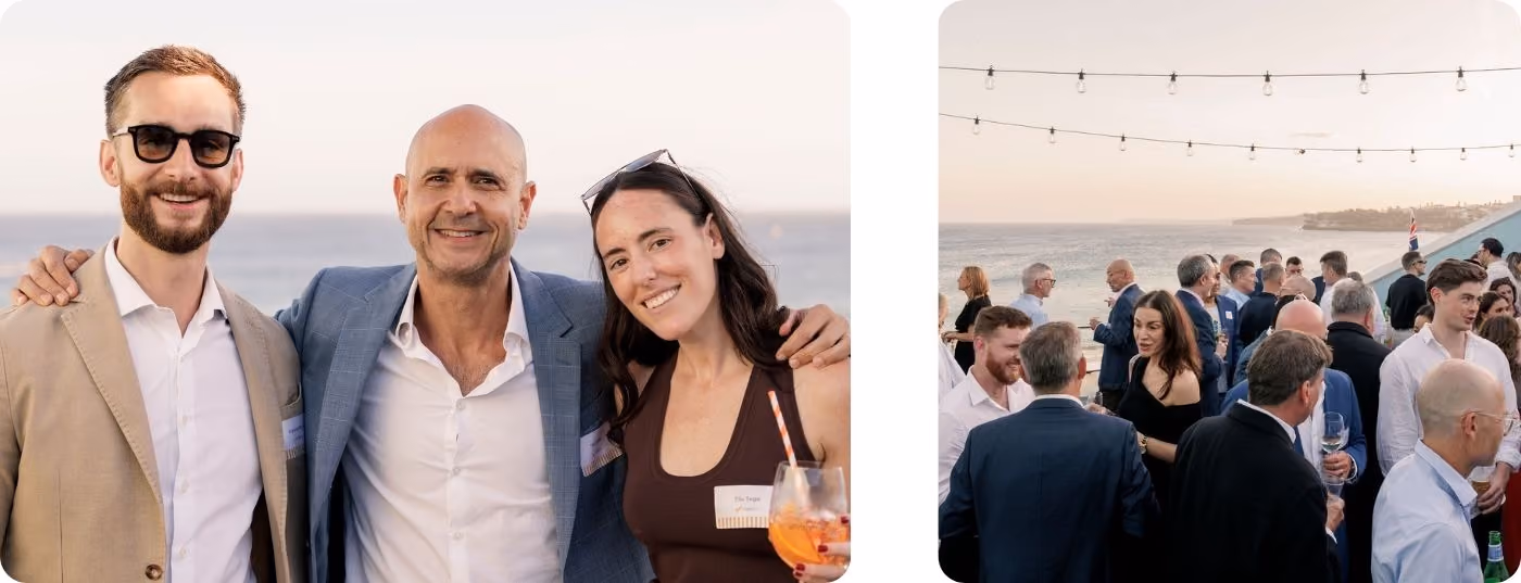 a collage of images of the tenant cs team