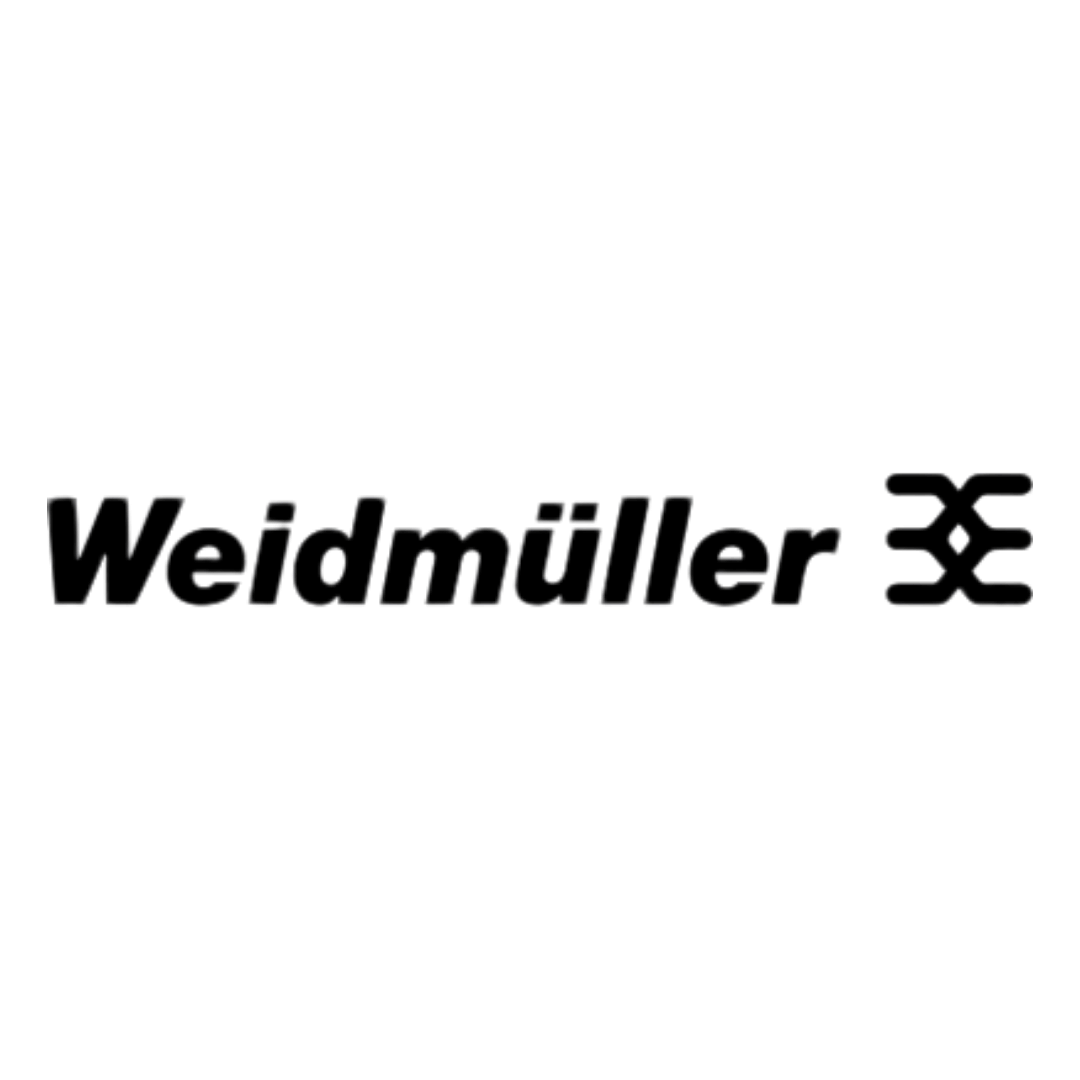 Weidmüller company logo with stylized 'W' symbol on the right.