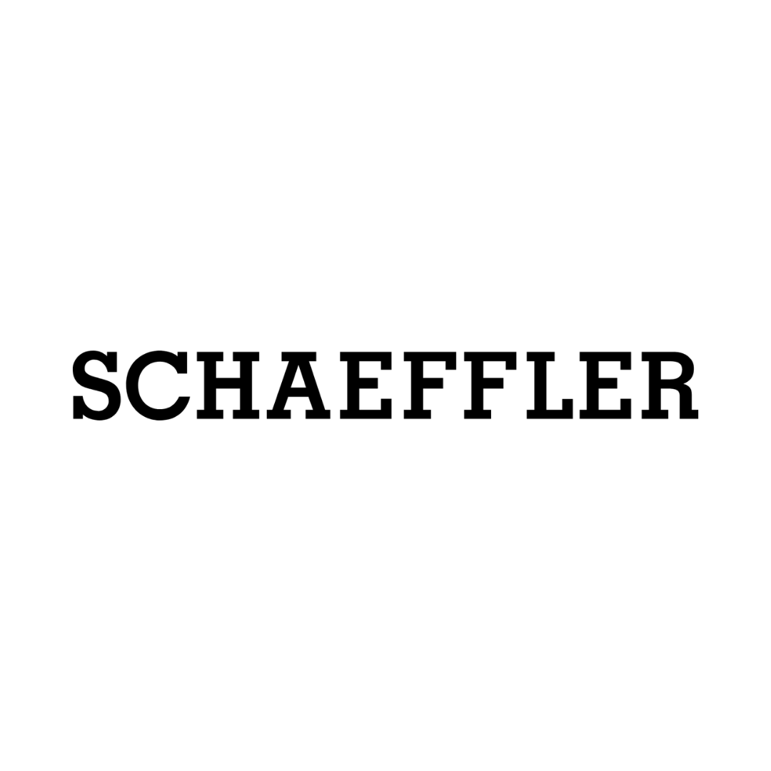Schaeffler company logo in bold black capital letters on white background.