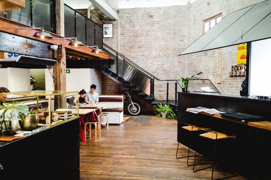 image of internal view of Rising Sun Workshop, Newtown