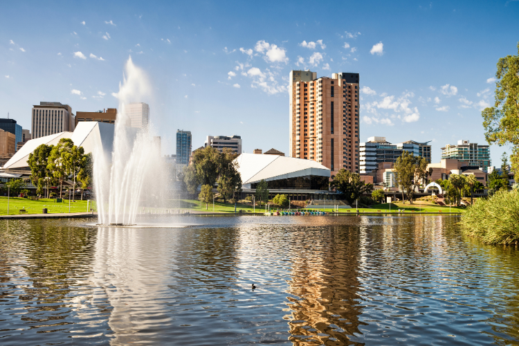 Adelaide Office Commercial Market Update | Image of river and buildings in Adelaide