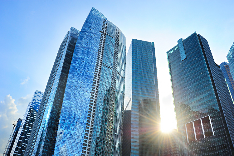 image of buildings to represent commercial lease outgoings