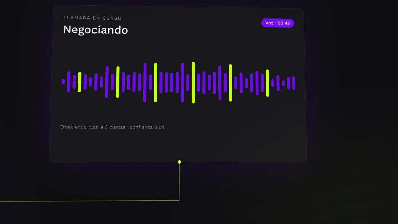 Pantalla de la app Engage de Vozy Nexus
