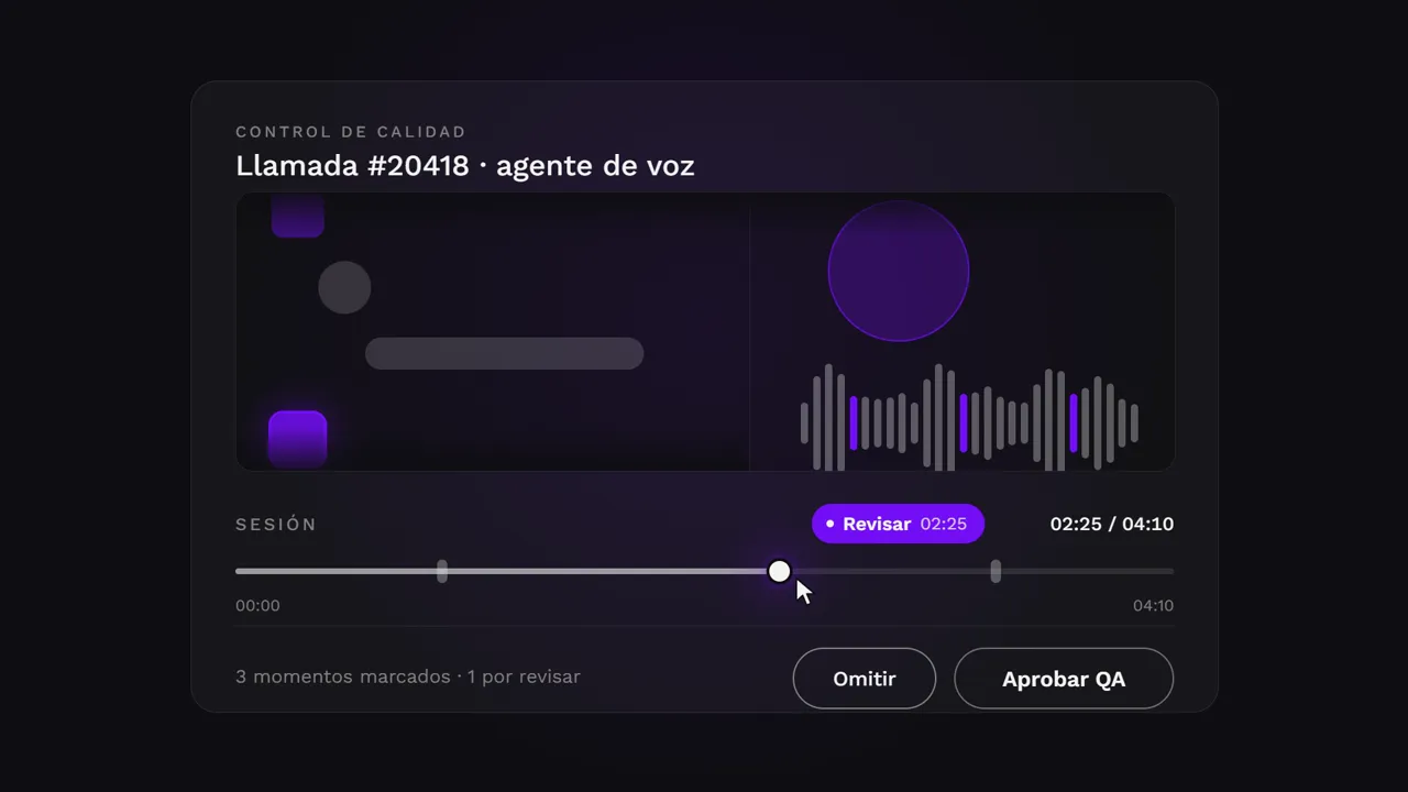 Replay de sesiones en Vozy Nexus Run
