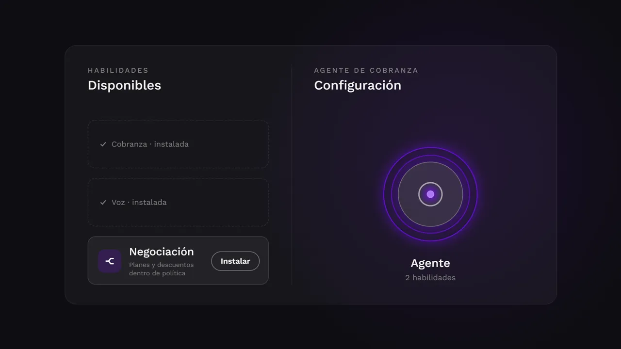 Skills instalables en Vozy Nexus Build