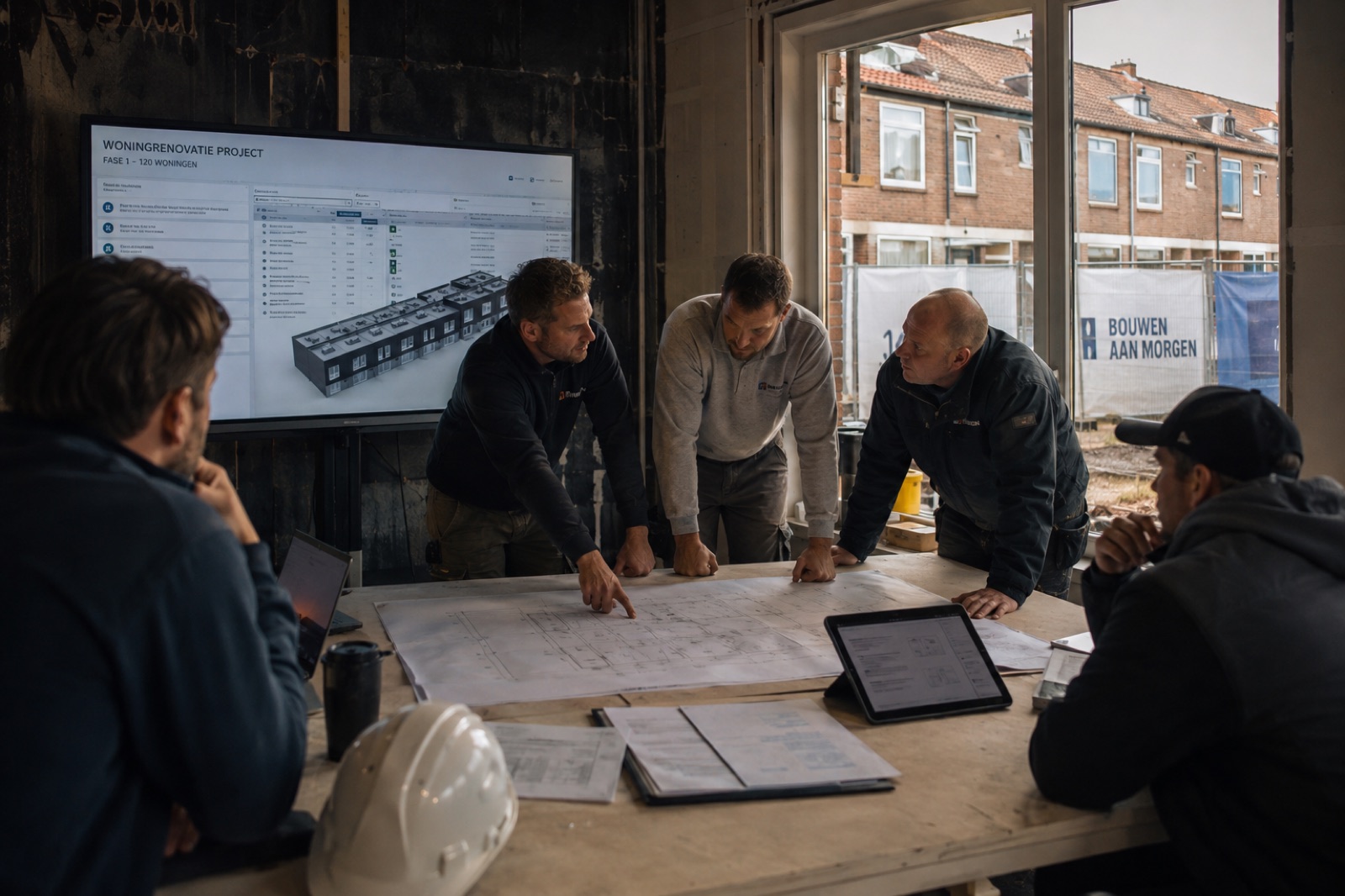 Renovatie 208 woningen