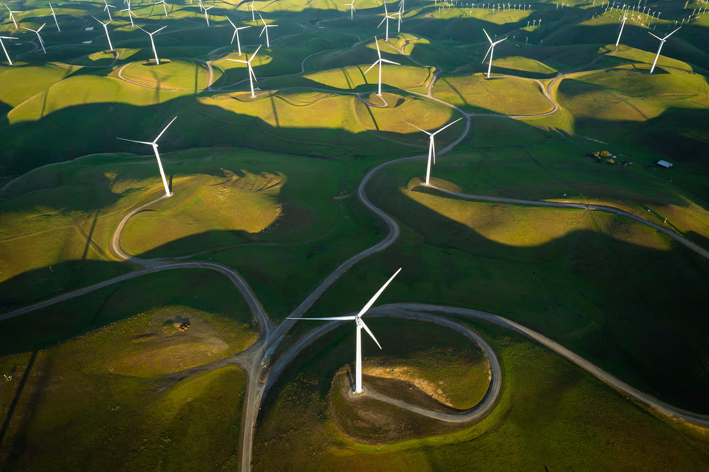 Renewable energy landscape image for Wildtribe content