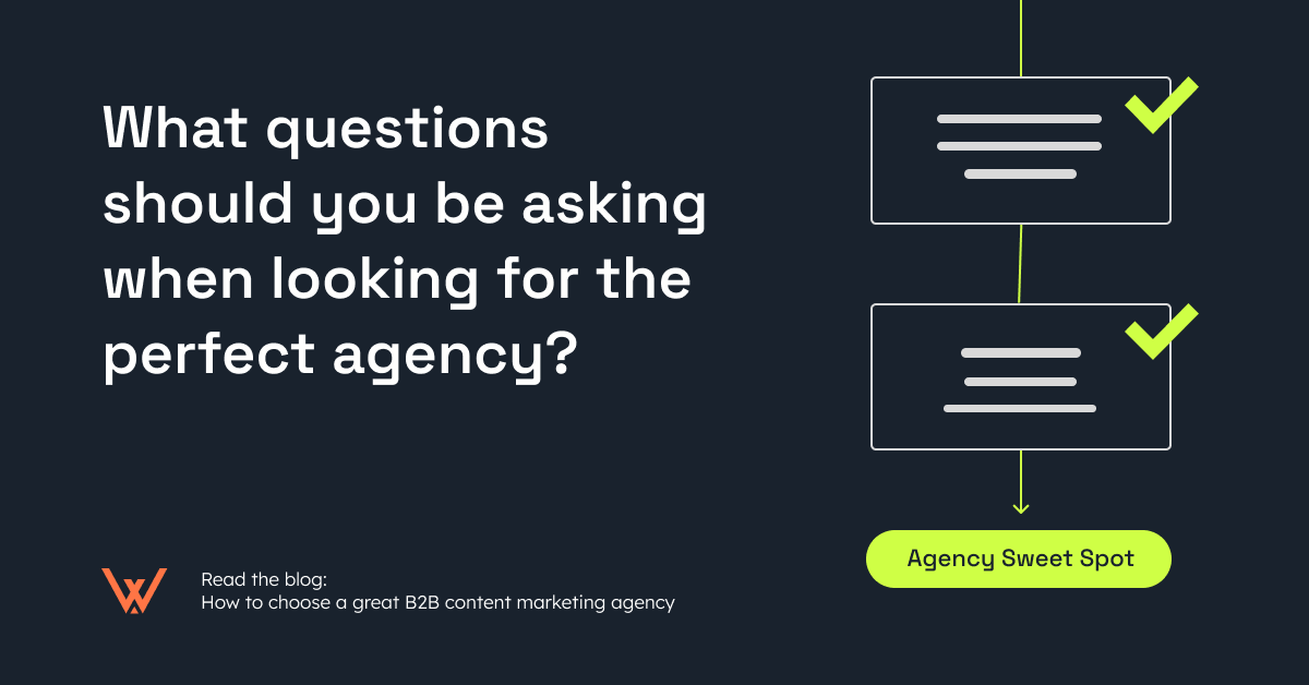 What questions to ask a B2B content marketing agency