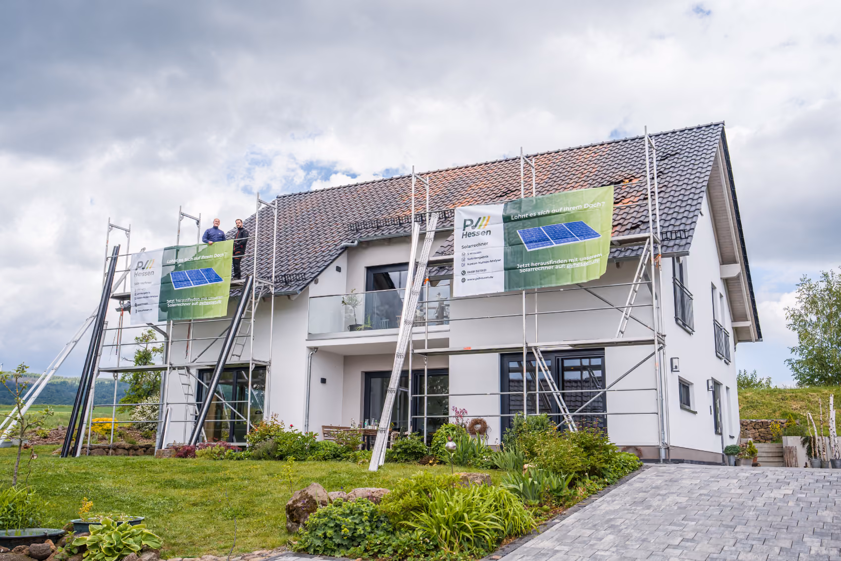 Installation einer Solaranlage in Jesberg durch die PV Hessen GmbH