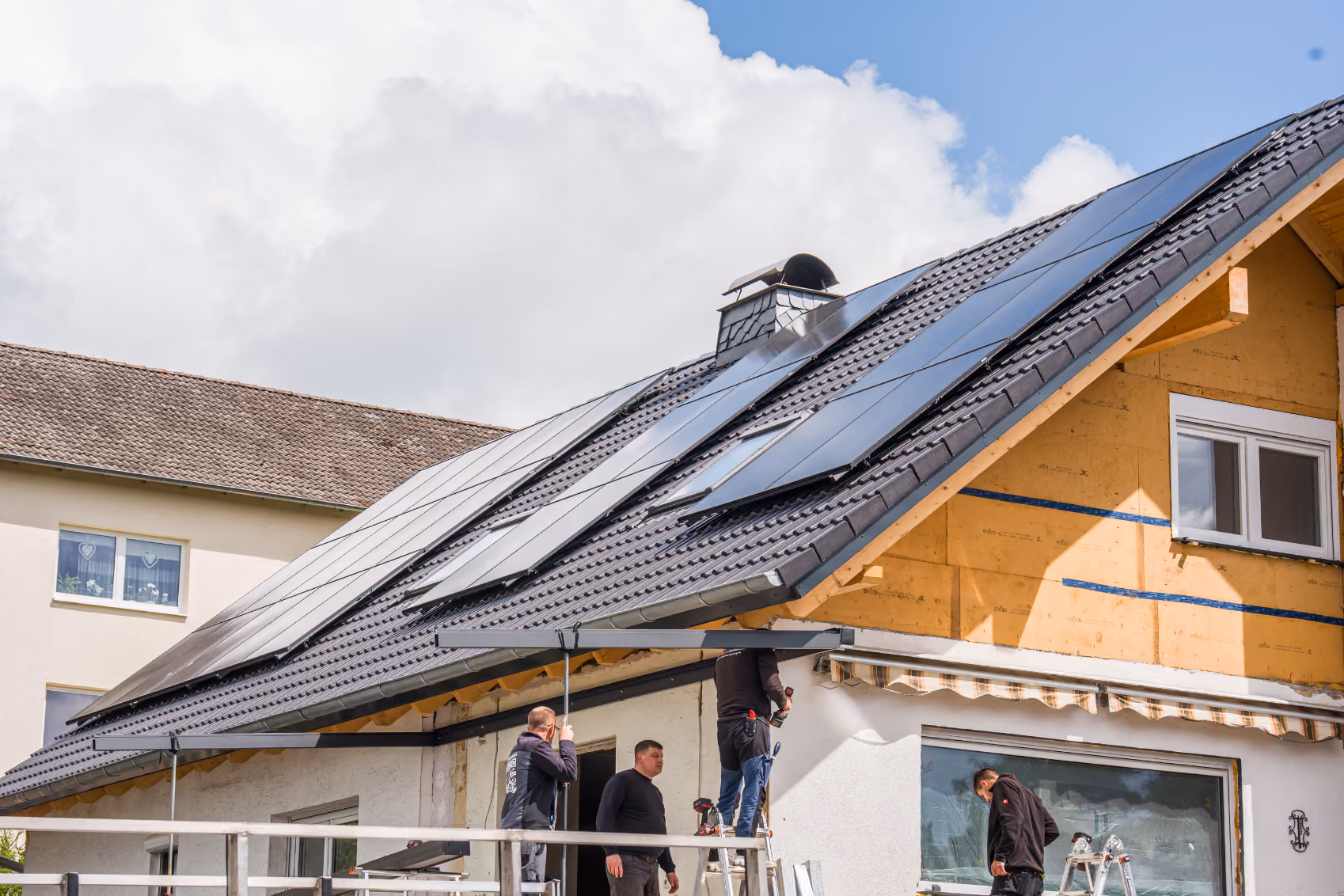 Installation einer Solaranlage in Stadtallendorf