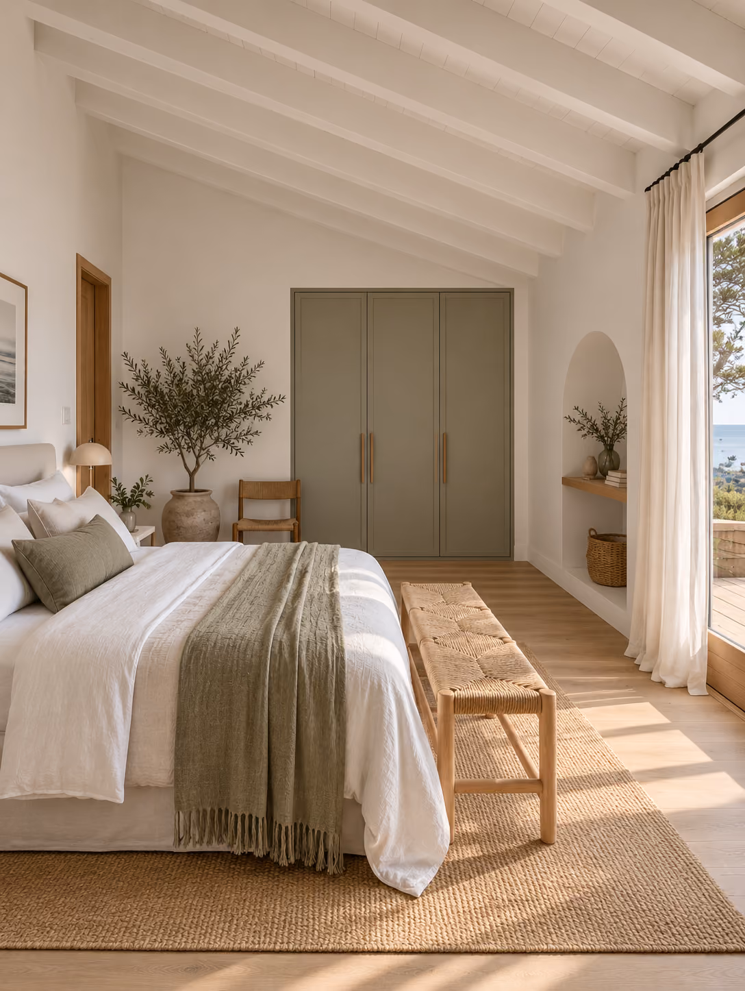 Chambre aménagée avec vue Bassin d'Arcachon
