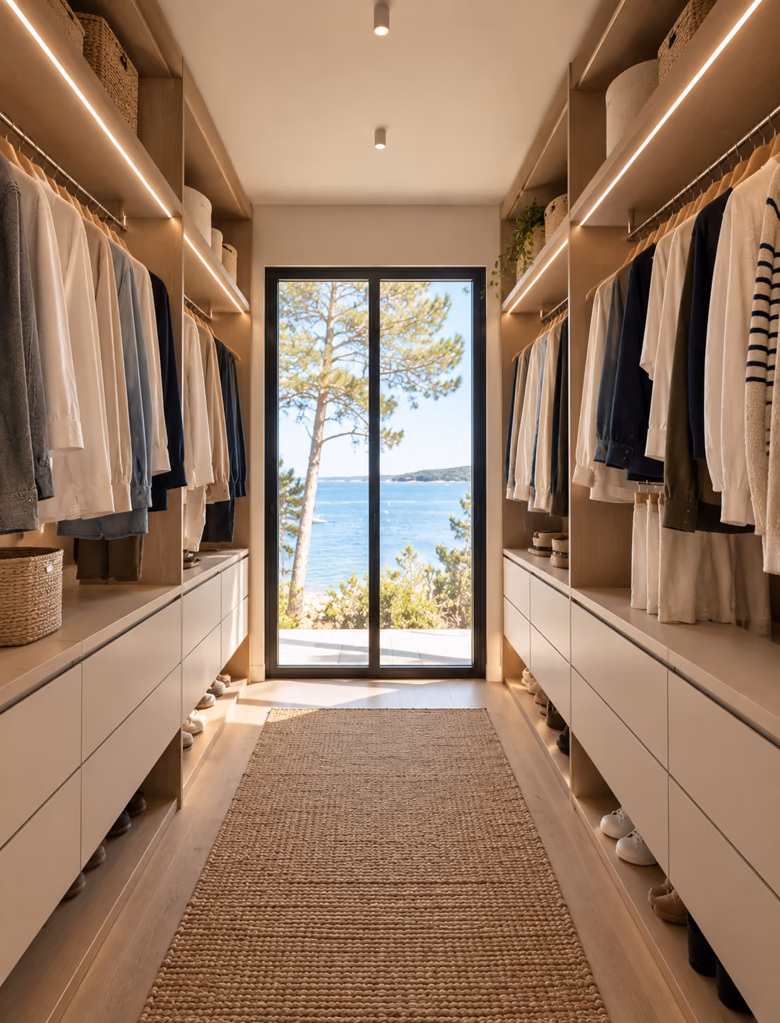 Rangement et dressing d'une villa haut de gamme