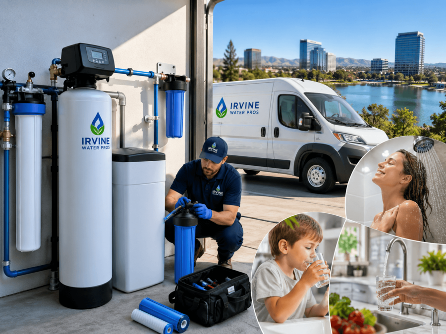 Irvine Water Pros - Irvine, California provides water filtration services, from drinking water filters to whole-house treatment systems.