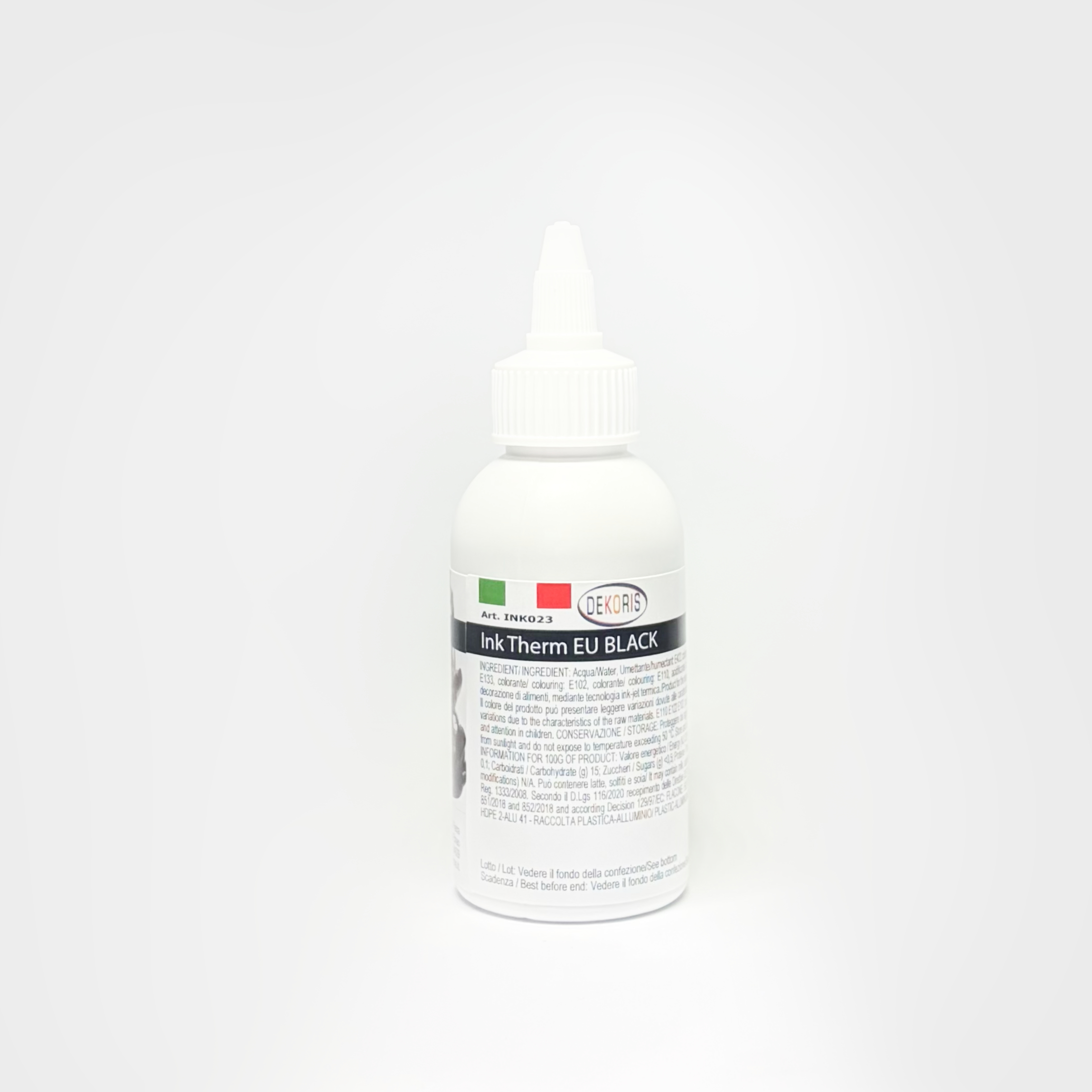 Inchiostro Alimentare Nero per Stampanti Dekoris (100 ml)