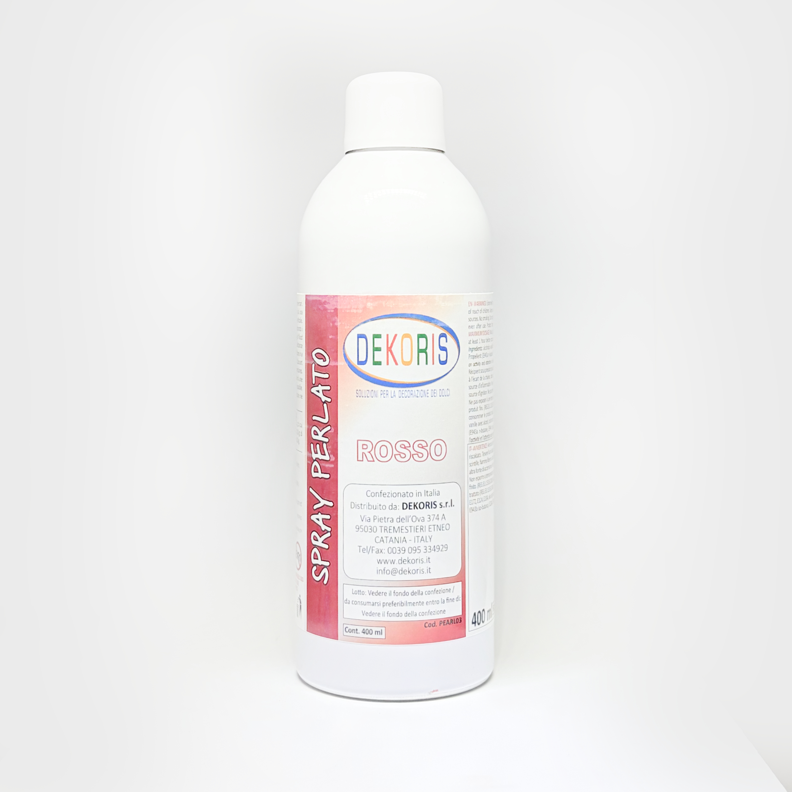 Colorante Spray Perlescente Rosso – Bomboletta da 400 ml