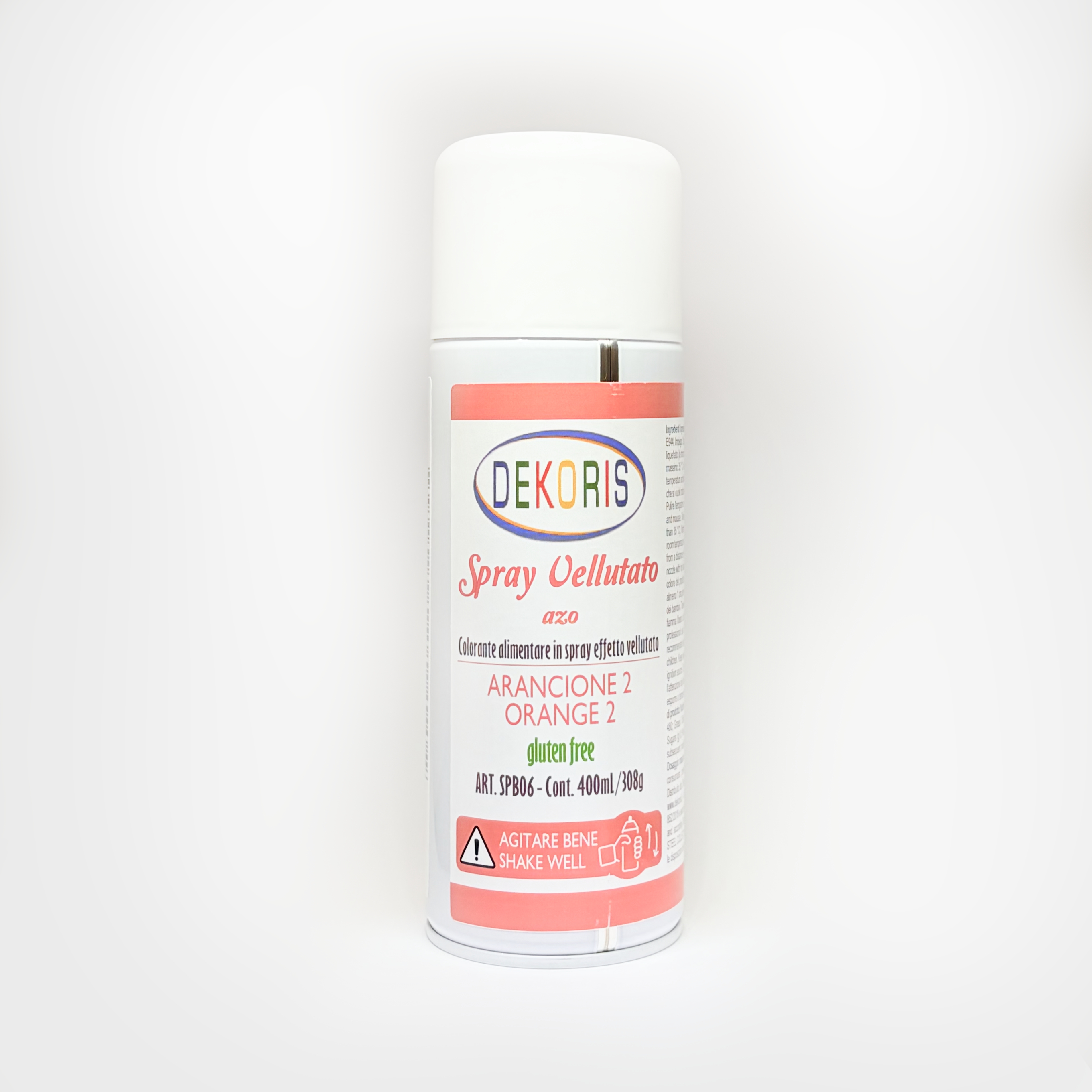 Colorante Spray Vellutato Arancione a Base di Burro di Cacao – Bomboletta da 400 ml