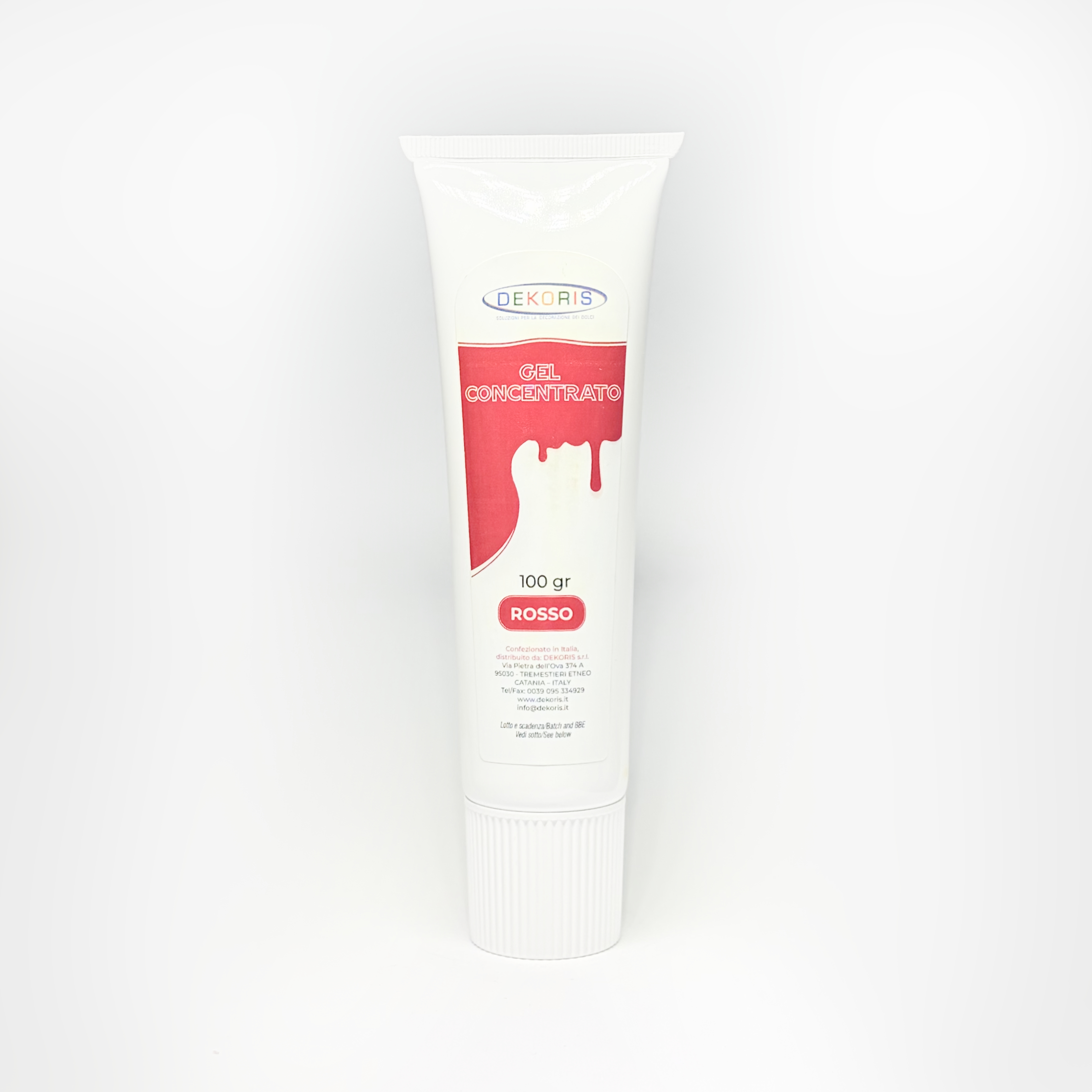 Colorante Alimentare in Gel Rosso – Tubetto da 100 g