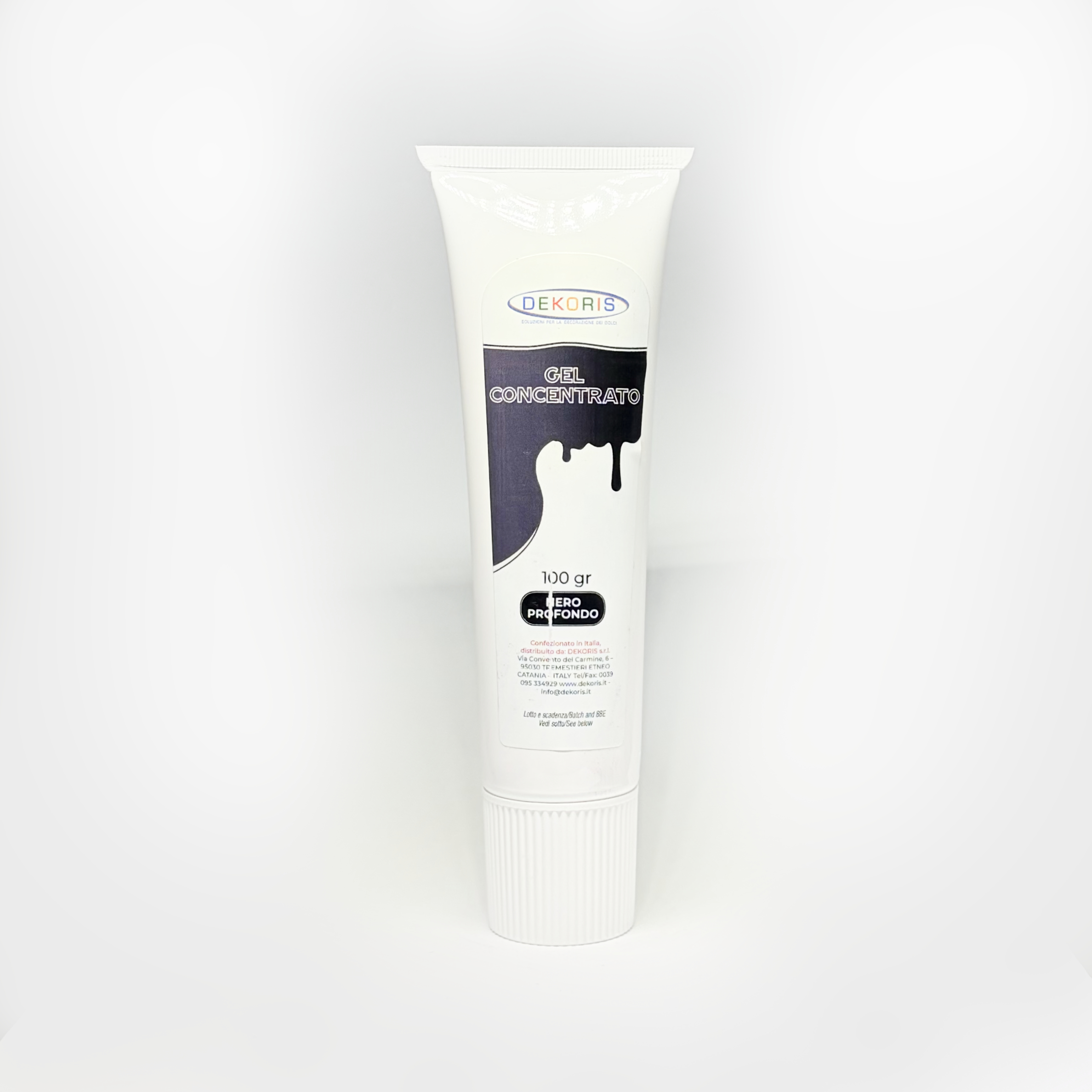 Colorante Alimentare in Gel Nero – Tubetto da 100 g