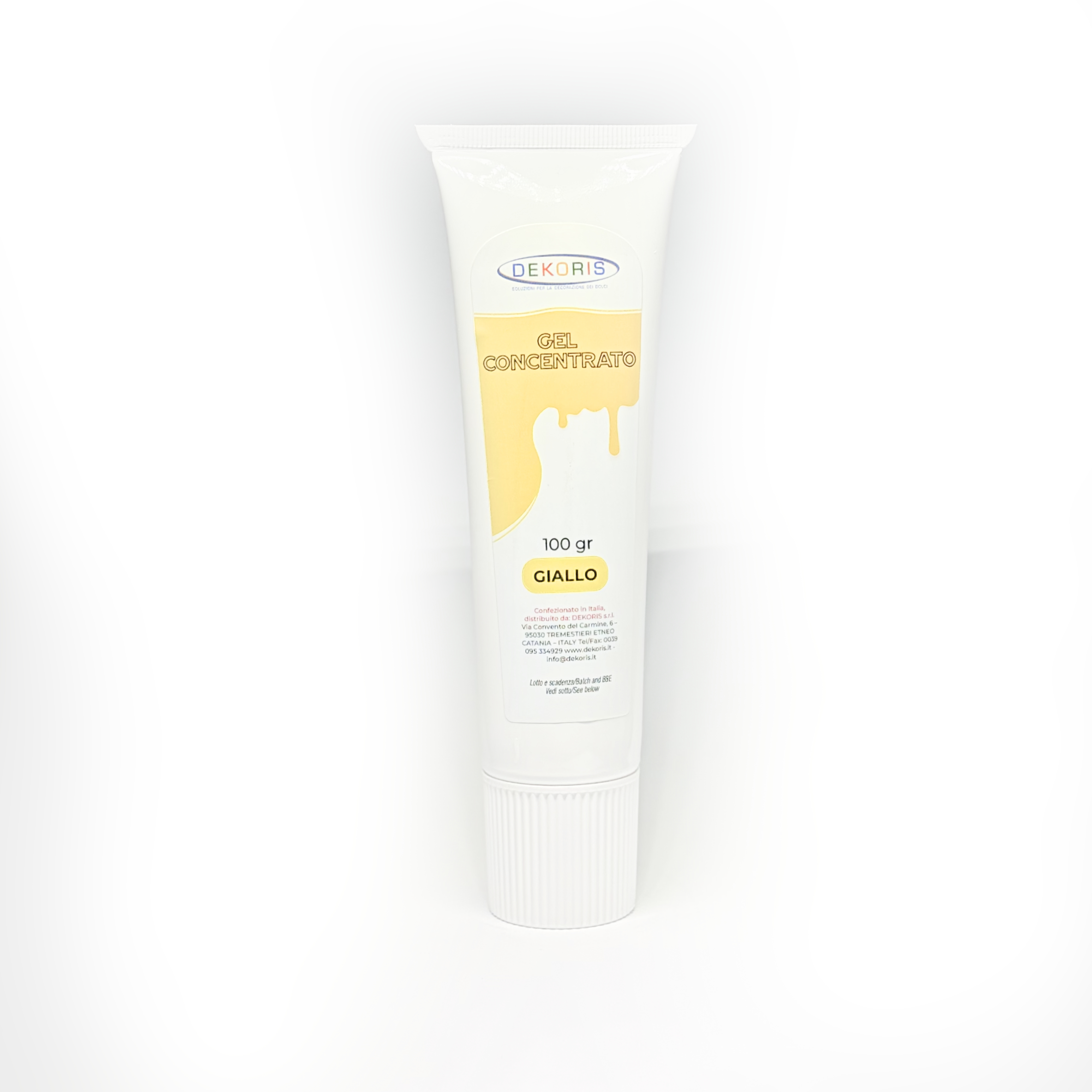 Colorante Alimentare in Gel Giallo – Tubetto da 100 g