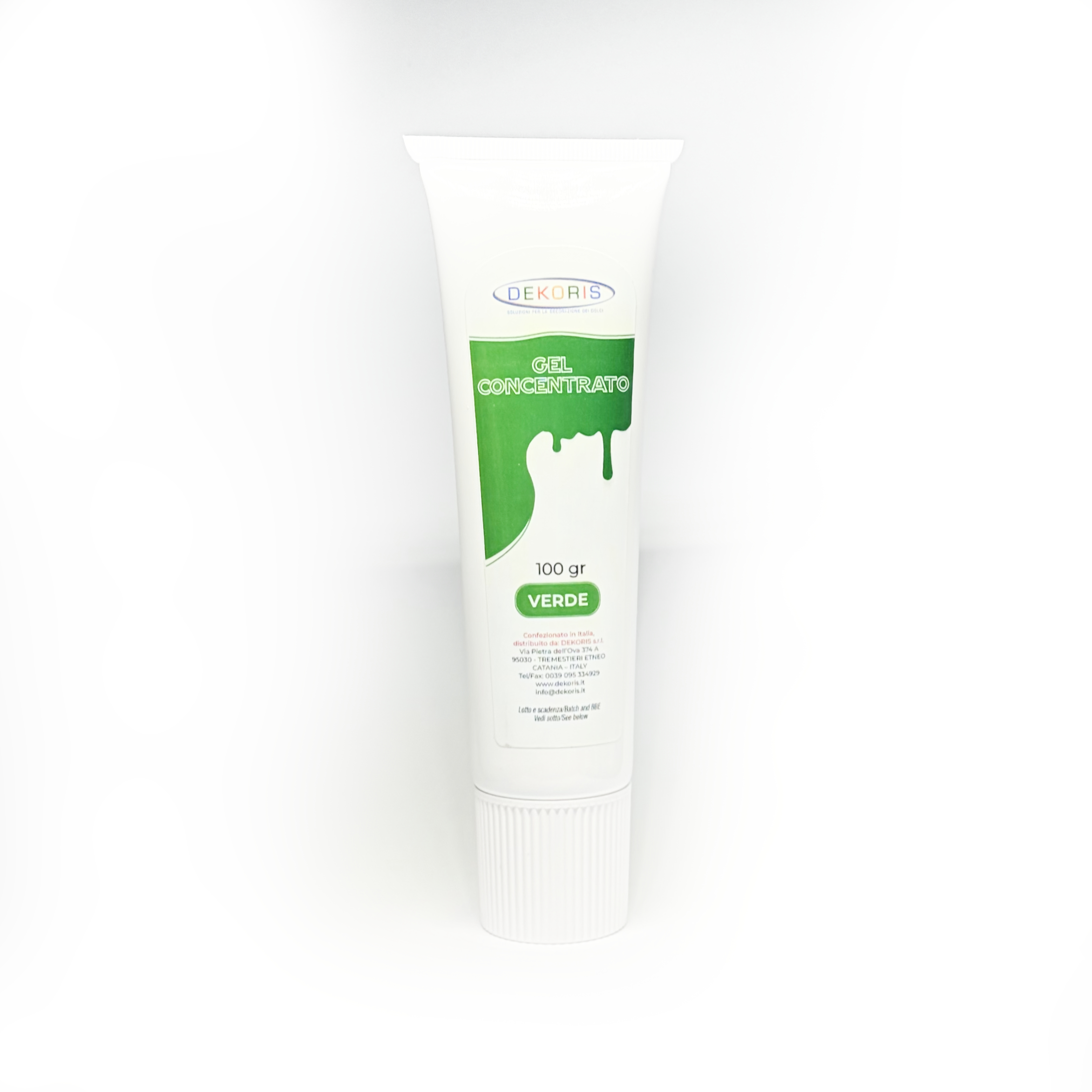 Colorante Alimentare in Gel Verde – Tubetto da 100 g