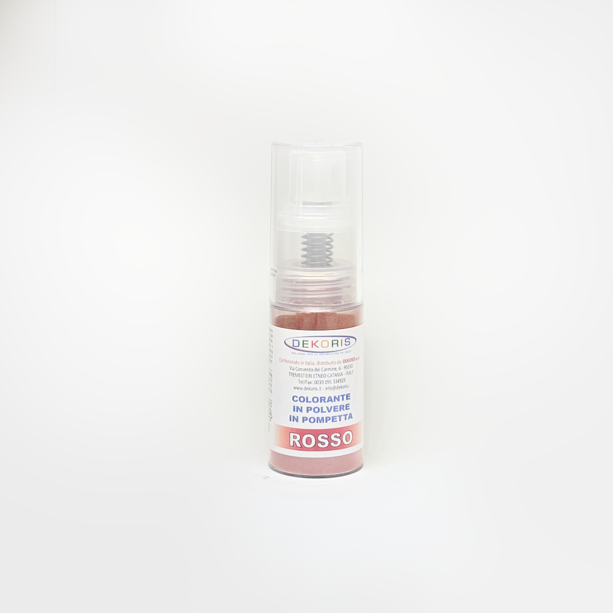 Colorante Alimentare in Polvere Rosso Rubino in Pompetta Spray (Senza Gas) – 10 g