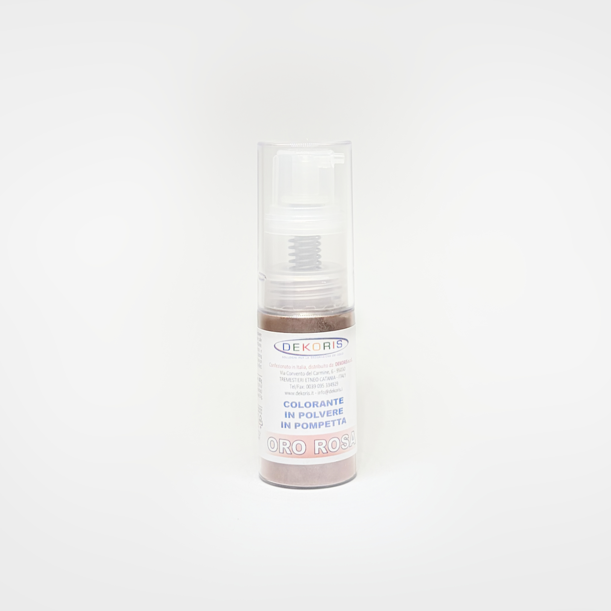 Colorante Alimentare in Polvere Rosa Gold in Pompetta Spray (Senza Gas) – 10 g