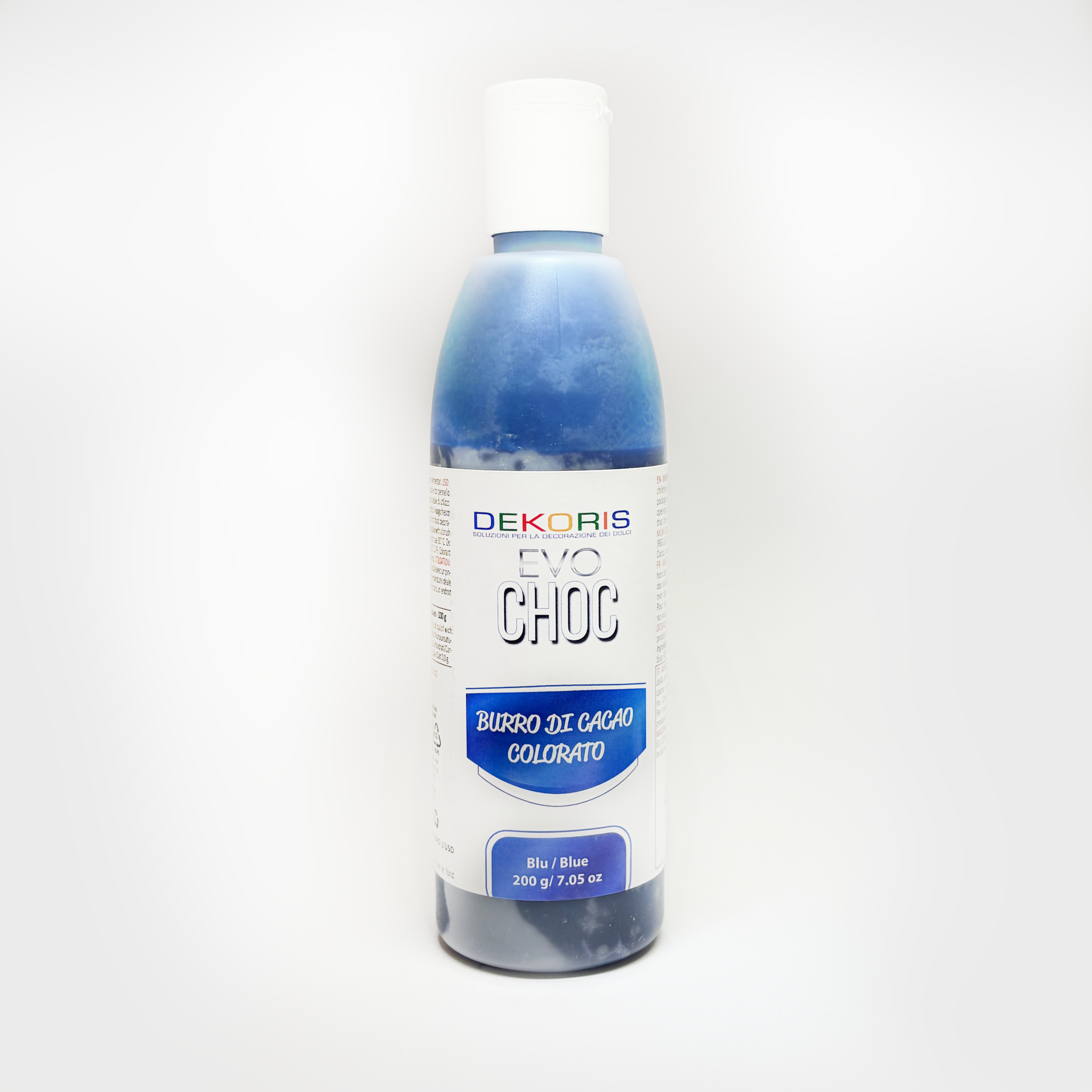EVO-CHOK Burro di Cacao Colorato Blu – Flacone da 200 g