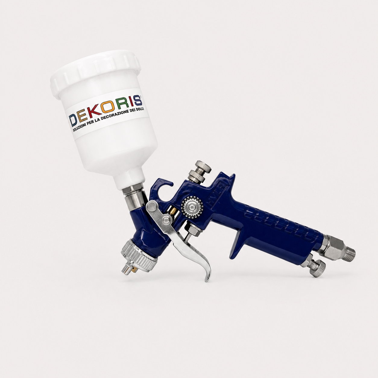SPRAY-DEKO-GUN Micro Pistola Professionale Ø 0,8 mm con Getto a Ventaglio – 1 pz