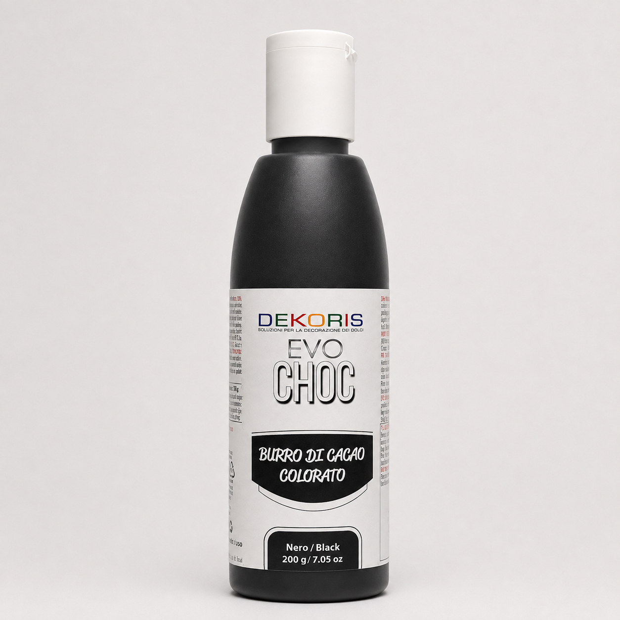 EVO-CHOK Burro di Cacao Colorato Nero – Flacone da 200 g