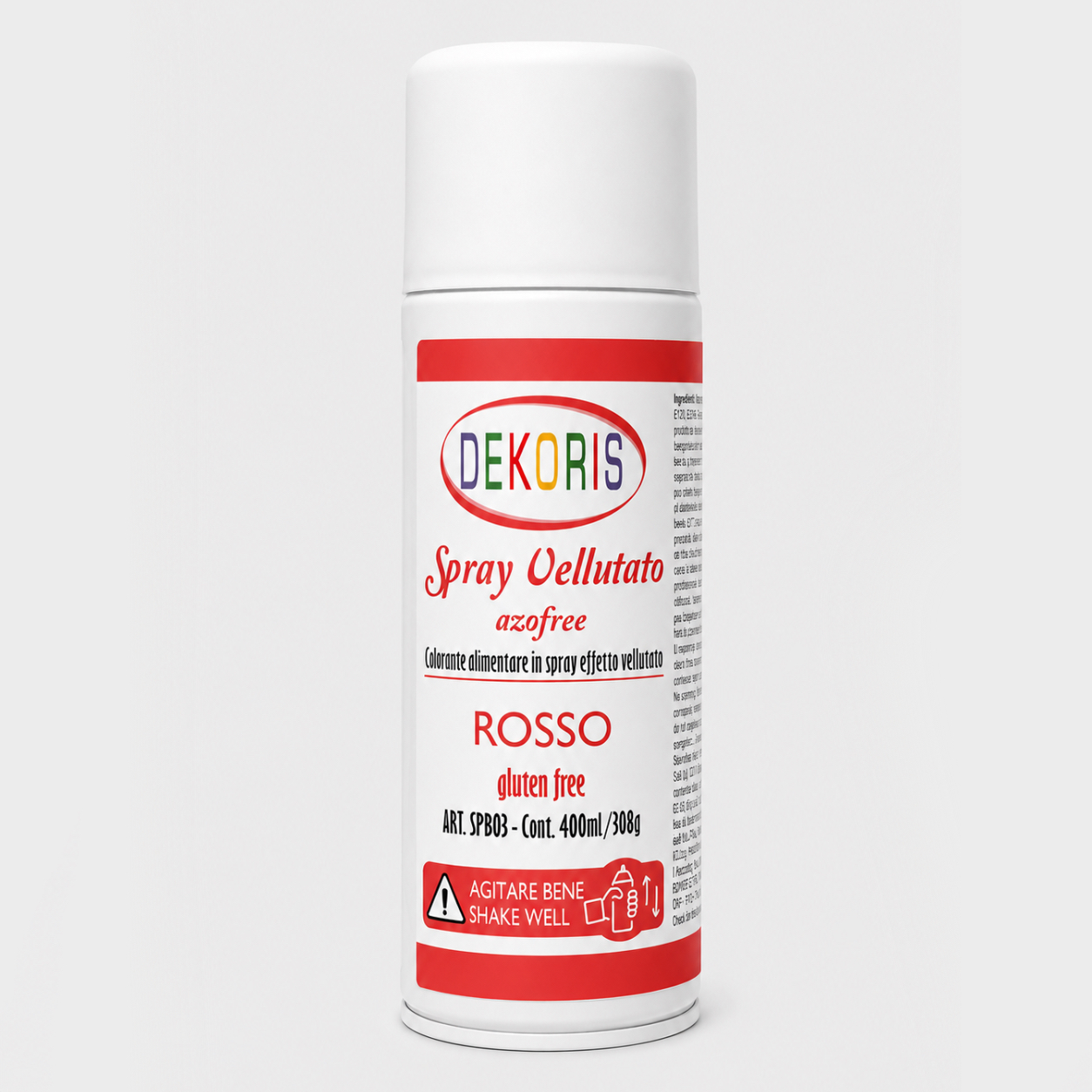 Colorante Spray Vellutato Rosso a Base di Burro di Cacao – Bomboletta da 400 ml