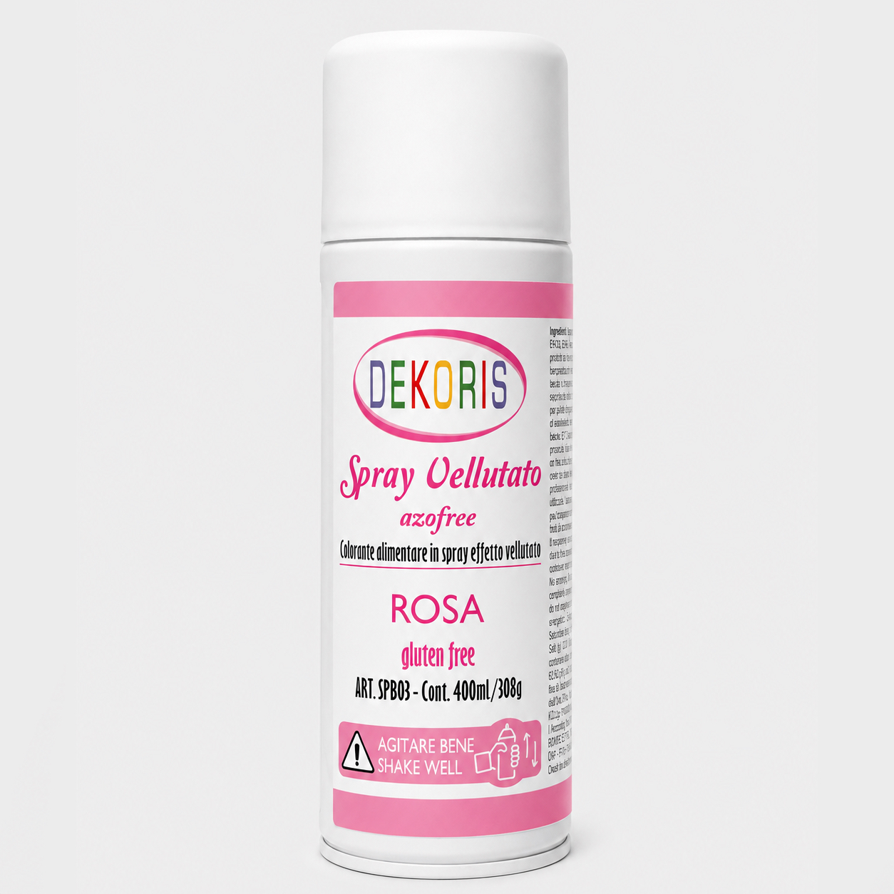 Colorante Spray Vellutato Rosa a Base di Burro di Cacao – Bomboletta da 400 ml
