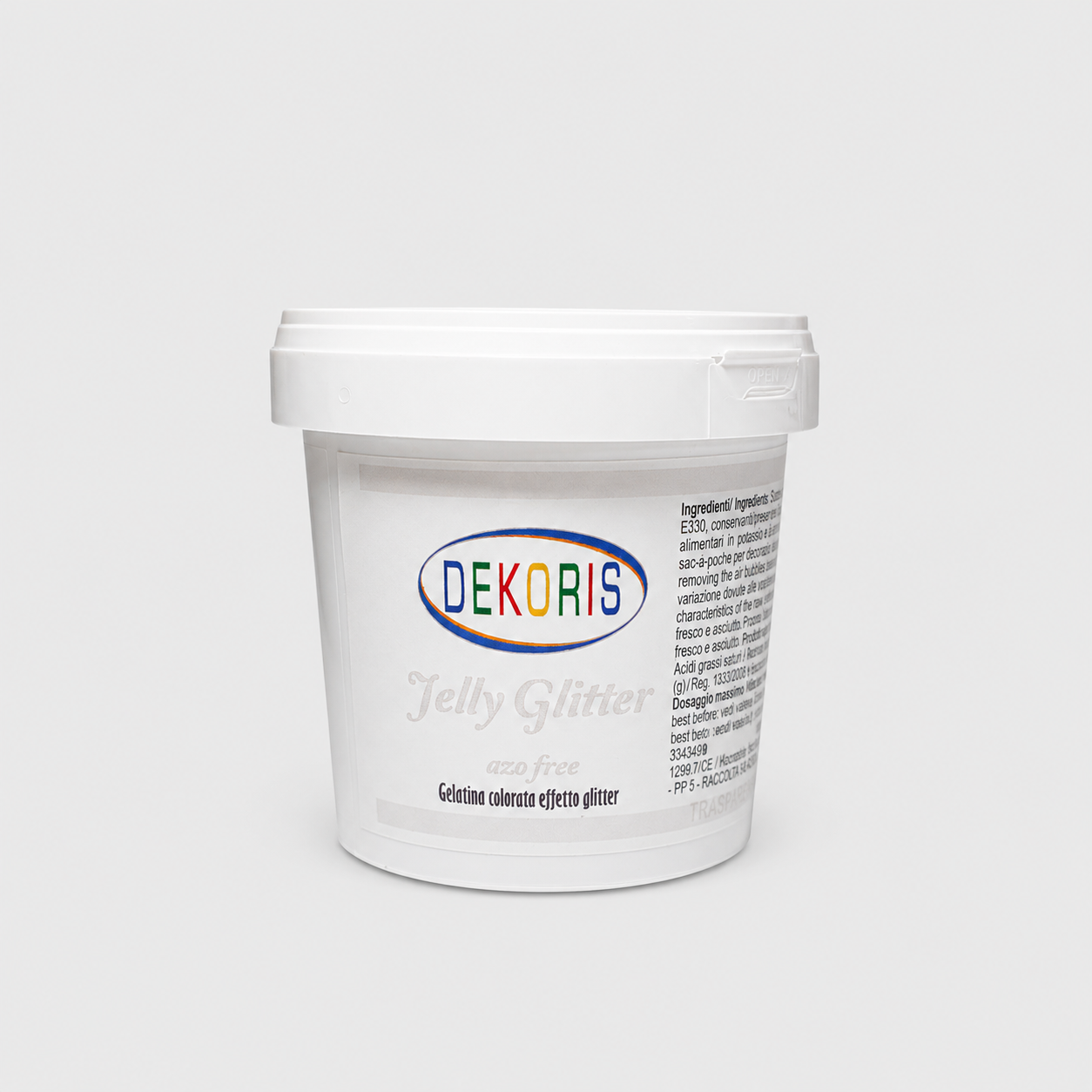 Gelatina Perlata Trasparente – Secchiello da 1 kg