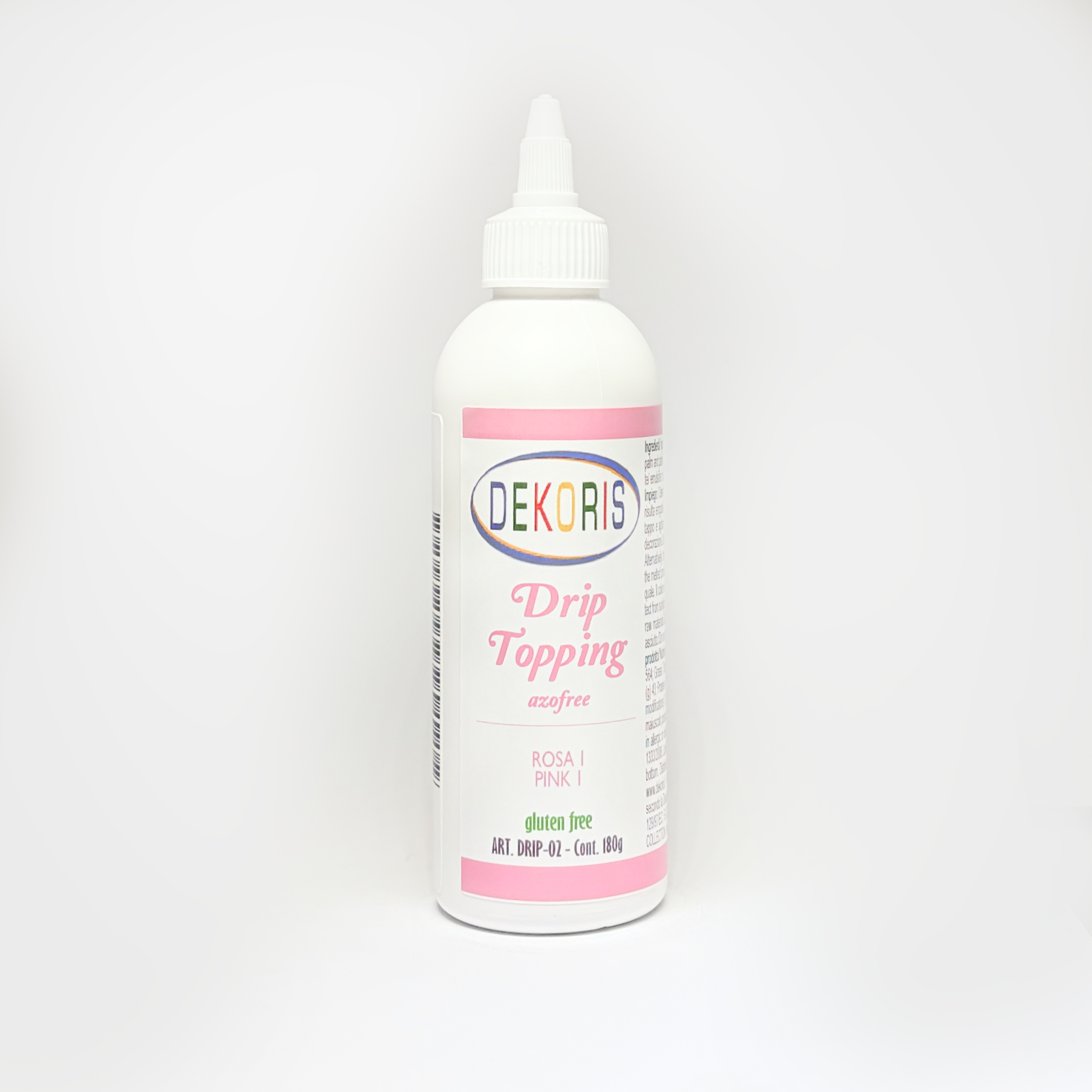 Drip Topping Glassa Speciale per Colature Rosa – Flacone da 180 g