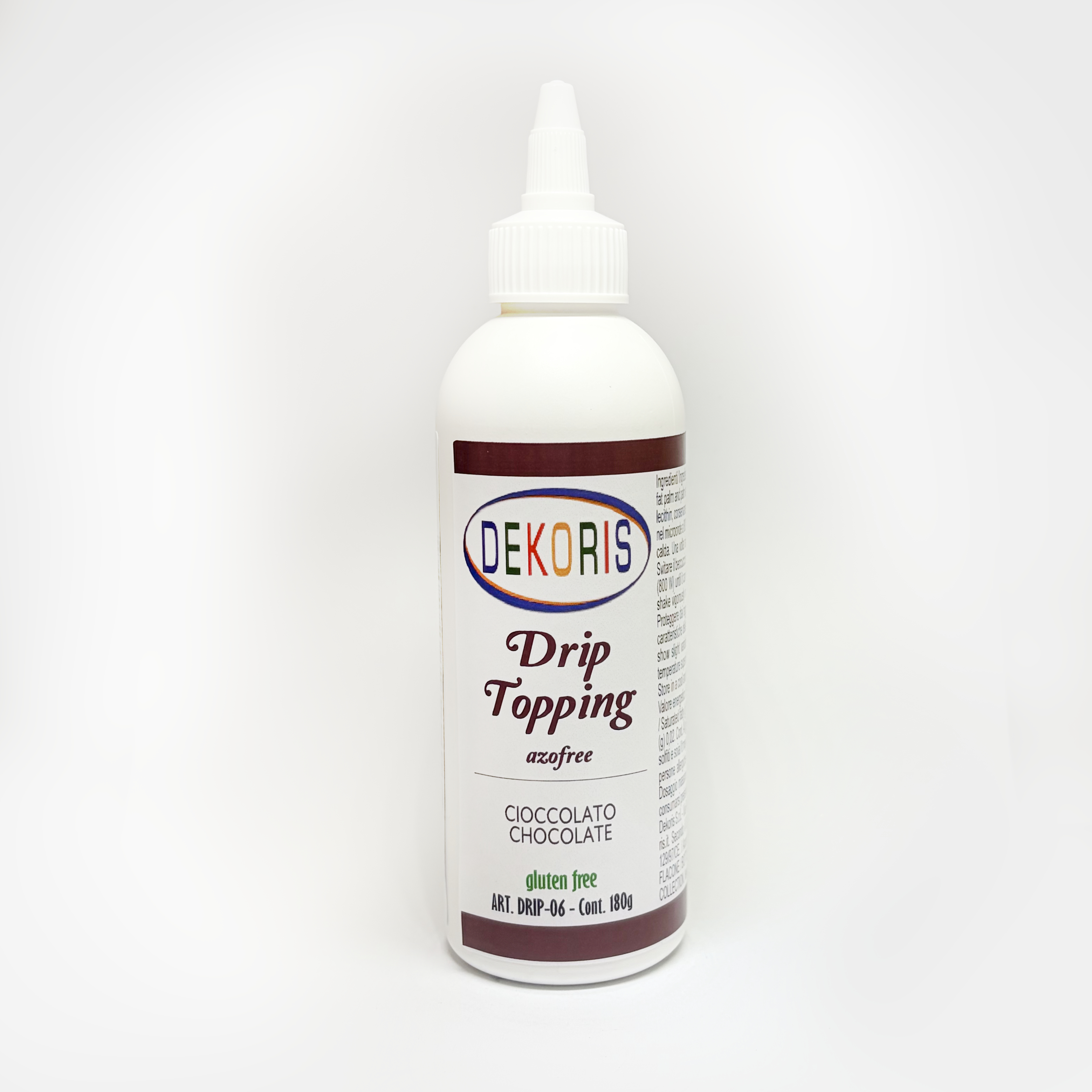 Drip Topping Glassa Speciale per Colature Bruno Cioccolato – Flacone da 180 g