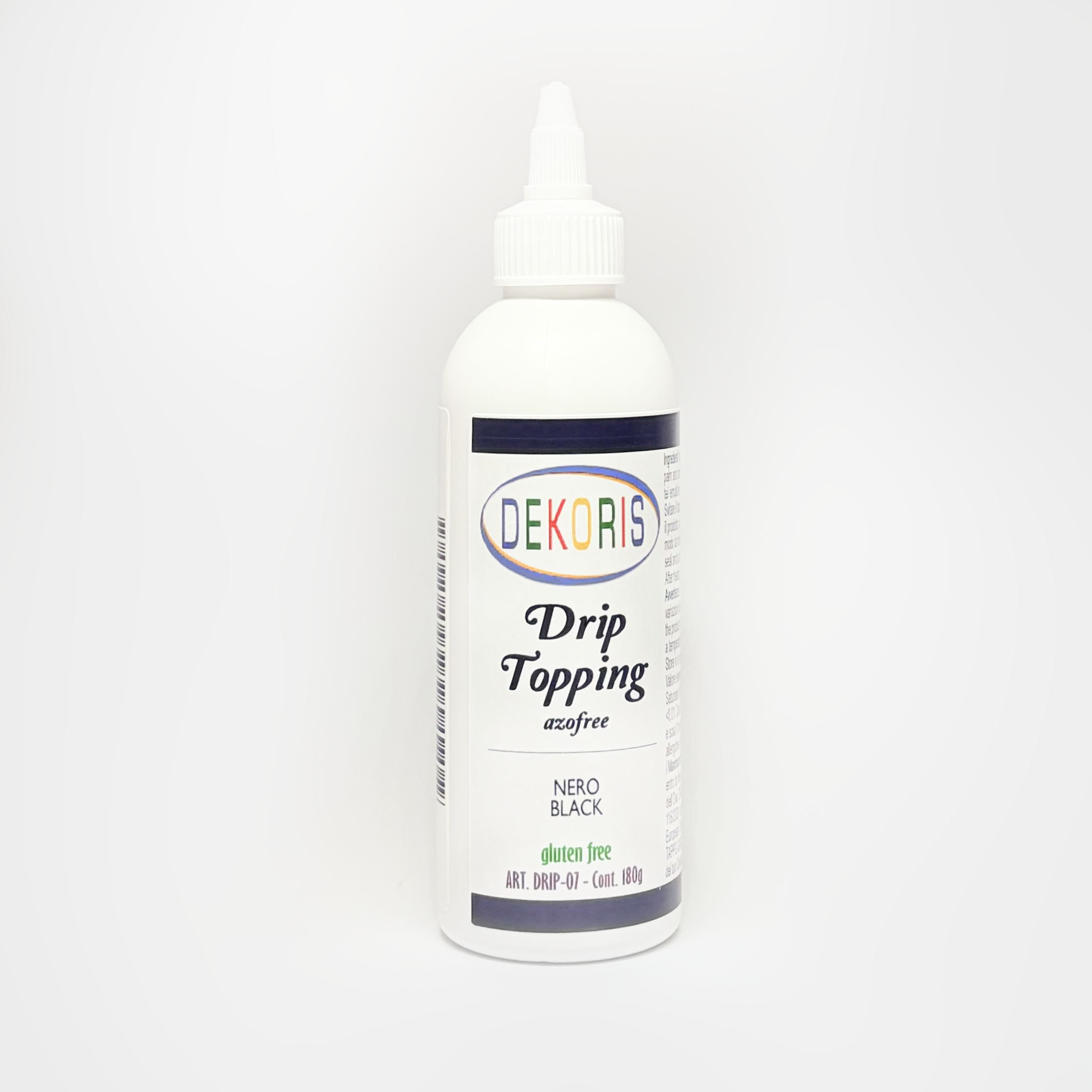 Drip Topping Glassa Speciale per Colature Nero – Flacone da 180 g