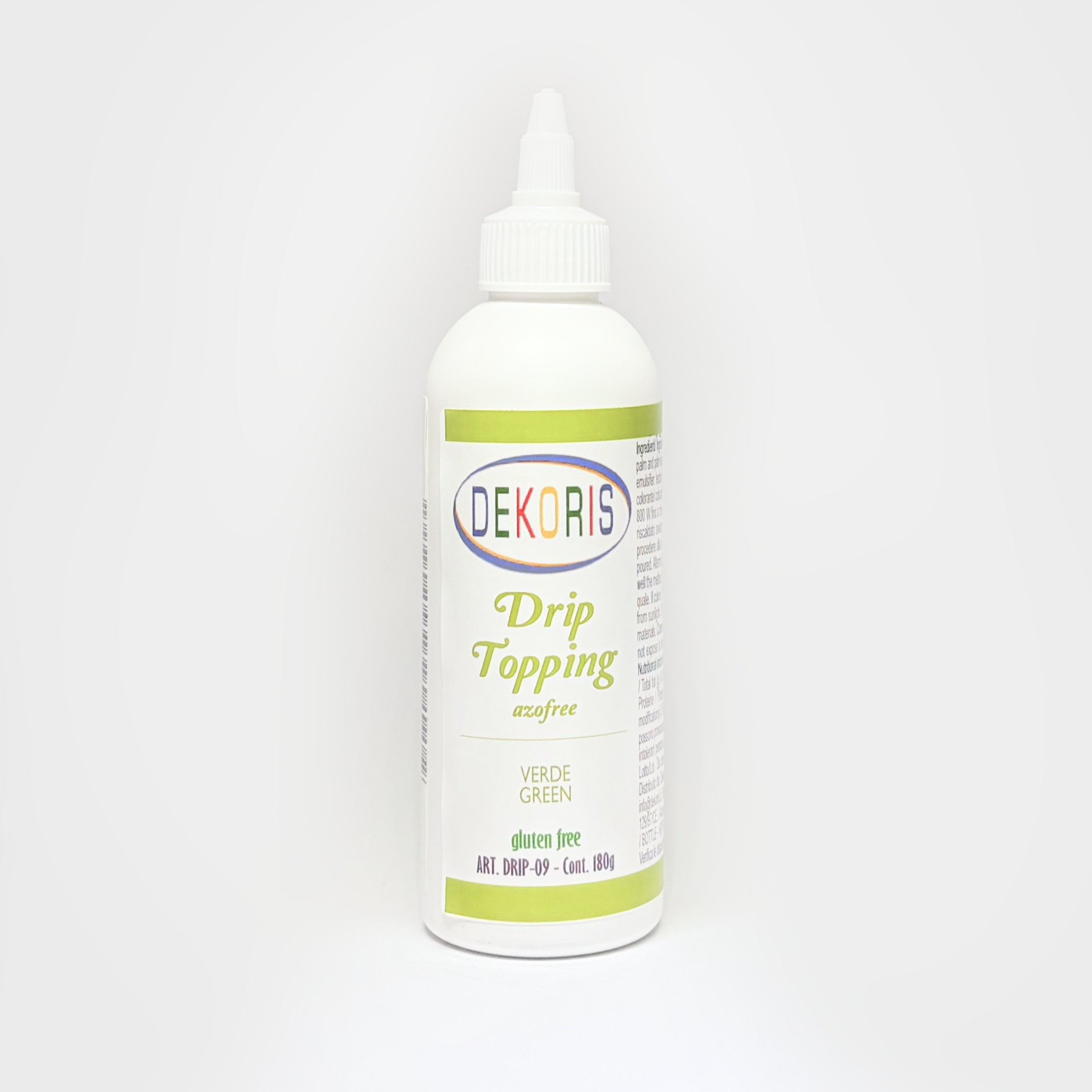 Drip Topping Glassa Speciale per Colature Verde – Flacone da 180 g