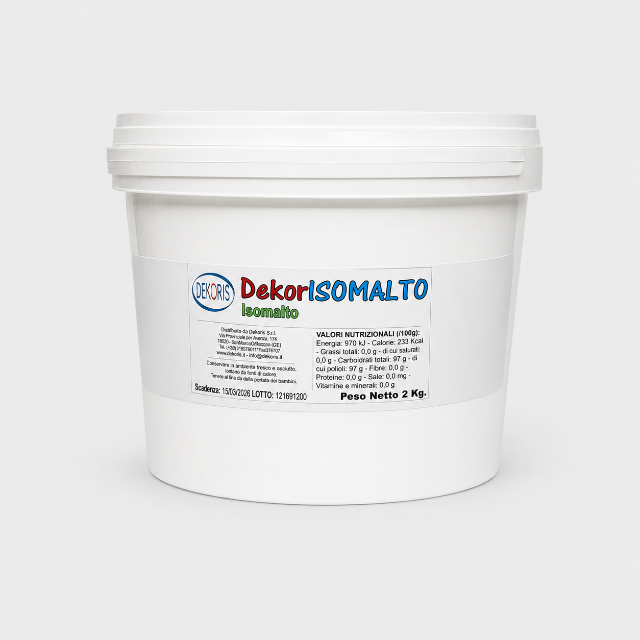 Isomalto speciale sostitutivo dello zucchero per creazioni decorative 2 kg – Grana media