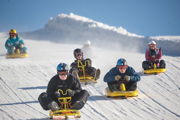 Tobogganing at Lillehammer Olympic Park