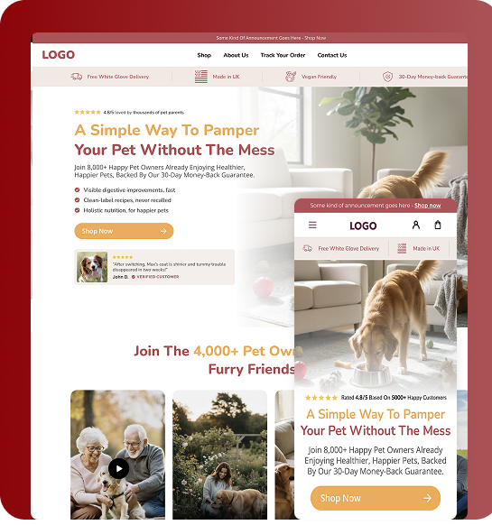 Store template preview