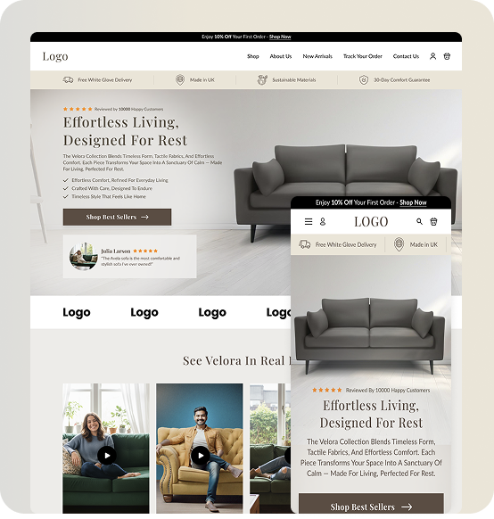 Store template preview