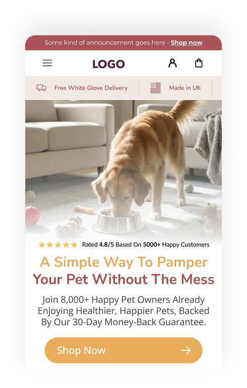 Store template preview
