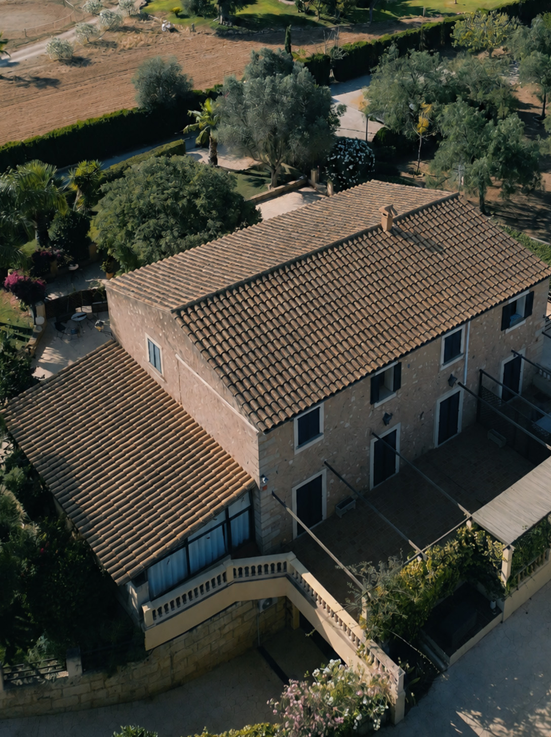 Nachher: gereinigtes Dach nach der Dachreinigung auf Mallorca